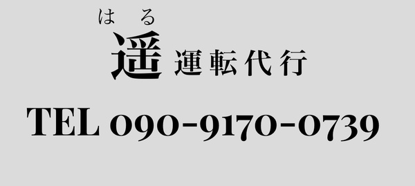 遥運転代行 安城市